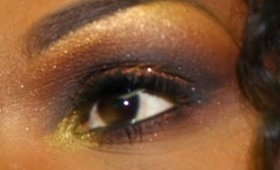 Neutral Eye Look (with a glitter twist)