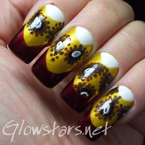 For more nail art and products & method used in this mani visit http://Glowstars.net