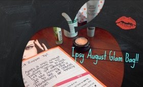 Unboxing Ipsy August Bag! (plus giveaway details)