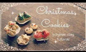 #DebbyMas - day 1♡ | Christmas Cookies - Polymer Clay tutorial ♡