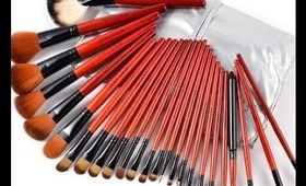 Review: Fraulein3*8 25 red handle brush set