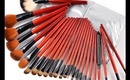 Review: Fraulein3*8 25 red handle brush set