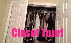 CLOSET TOUR!!