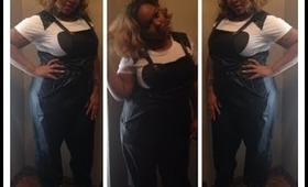 Review | Leather Overalls | Velvet Curves Boutique