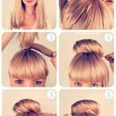 Cute and easy hair style 