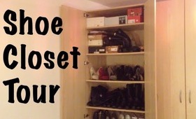 Shoe Closet Tour featuring the IKEA PAX Wardrobe