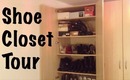 Shoe Closet Tour featuring the IKEA PAX Wardrobe