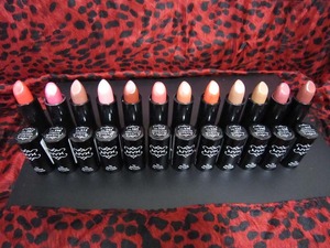 My NYX Round Lipstick collections 