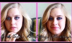 Birthday Makeup Navy Smokey Eye | Girl Talk