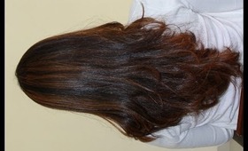 New Hair Color : Brown Hair With Caramel Highlights