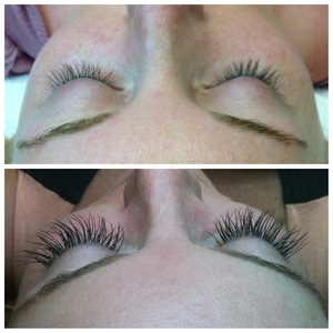 Can you say...too big? Not for this client! She loves 15-17mm lash extensions..the bigger the better