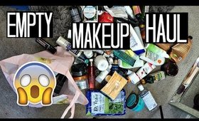 MAKEUP EMPTIES EMPTY PRODUCT HAUL TOO MUCH ISH | Benefit, NYX, Urban Decay, & MORE