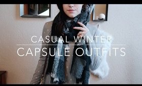 Five Casual Winter Capsule Outfits