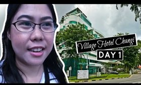 VLOG | VILLAGE HOTEL CHANGI DAY 1 - ROOM TOUR (NOV 19, 2016) | #BECCAVLOGS