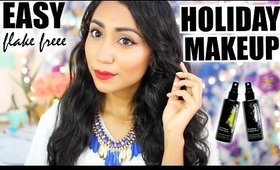 Easy Holiday Makeup | Flake Free Winter Makeup