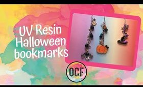 (Resin Art) Halloween bookmarks in UV resin