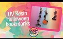 (Resin Art) Halloween bookmarks in UV resin