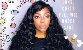 Long Curly Full Hair wig under $40 colodohair.com