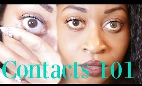 HOW TO PUT ON AND TAKE OFF FRESHLOOK HAZEL COLORBLENDS CONTACT LENSES FOR BEGINNERS (Step by Step)