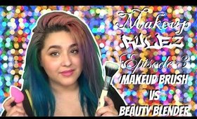 Makeup Rulez: Episode 3 Makeup Brush vs Beauty Blender (NoBlandMakeup)