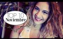 TOP 10 Noviembre [Favoritos]