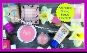 Affordable Spring Beauty Essentials -Face Edition with Surprise Guests! ❤