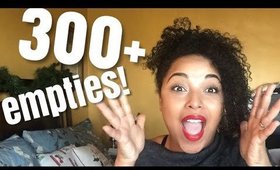 WE FINISHED 300+ EMPTIES! |  EMPTIES #26 | PROJECT PAN 2018  | MelissaQ