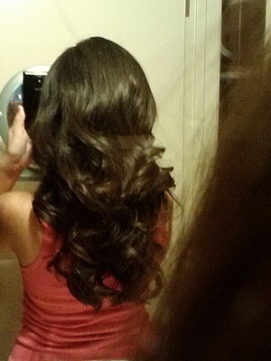 relaxed curls that i do on a daily basis:)
