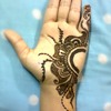 My hand- Henna