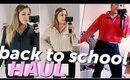 BACK TO SCHOOL TRY ON HAUL 2018! Grad School + Work Clothes