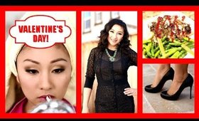 Valentine's Day Get Ready With Me! Makeup, Hair, Outfit & Dinner Idea!