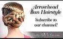 Valentine's Hairstyle: Arrowhead Bun {Cupid's Arrow}