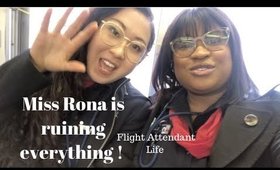 EMPTY flights EMPTY airports :( .. Flight Attendant Life Vlog #3