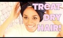 Treat Dry Hair With Natural Oils! ♡ Hot Oil Hair Treatment