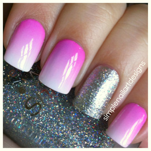 Pink and white ombre nails!
-Video Tutorial:
http://www.youtube.com/watch?v=hL11sP4Hlrg

Instagram:
http://www.instagram.com/simplenailartdesigns