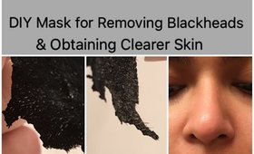 DIY Charcoal Mask that Removes Blackheads and Toxins from your Skin
