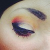 quick orange smokey eye