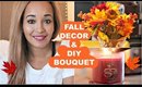 Fall Decor & DIY Bouquet (UNDER $20)!| Kym Yvonne