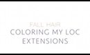 F A L L H A I R |Coloring My Loc Extensions|