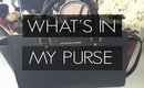 WHAT'S IN MY PURSE?!