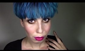 Bronze Gold Eyes & Lollipop Pink Lips - Makeup Geek Foiled Eyeshadow in Untamed