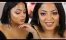 CHATTY TUTORIAL | Bronzy Look with Ombre Brown Lips