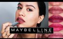 Maybelline Lipstick Collection Swatches