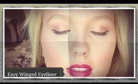 How To: Easy Winged Liner Trick