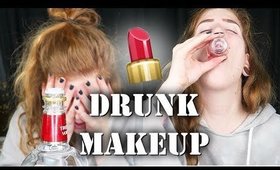 NEW YEARS DRUNK MAKEUP CHALLENGE