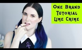 One Brand Tutorial Lime Crime | Cruelty-free & Vegan