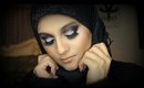 MOTD - Arabic Inspired Cut Crease Glitter Smokey Eye