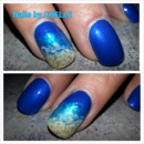 Inspired by the beach and all the other awesome nail artists!