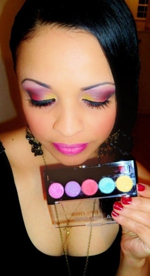  a softer blended colorful fun look for summer!