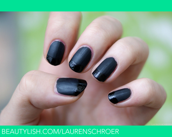 C) Carbon | Matte black nail polish, Matte black nails, Nail polish